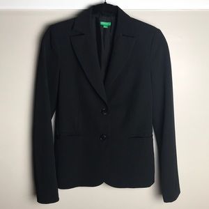Blk United Colors of Benetton 2button blazer Sz 38